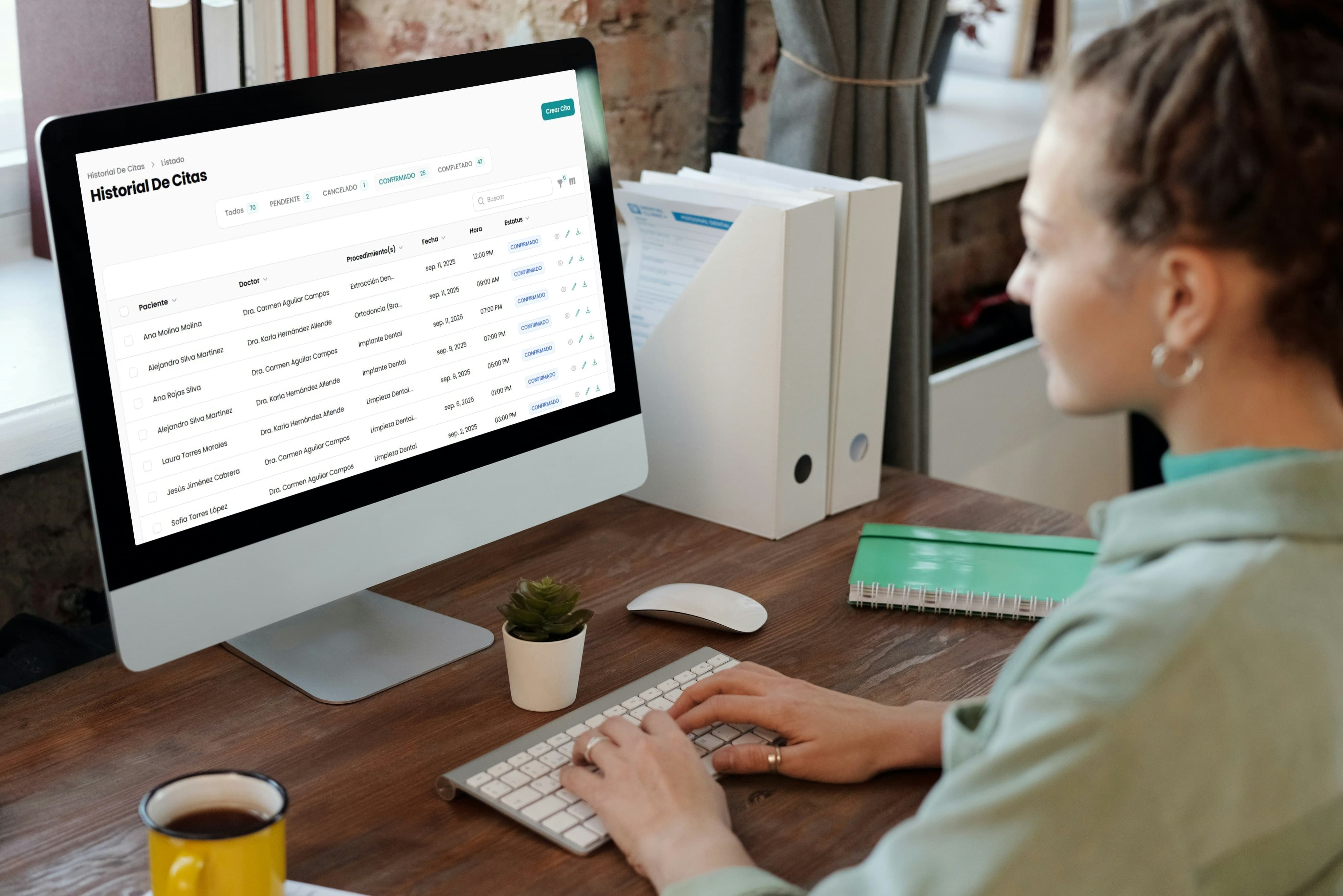 Historial de Citas con filtros avanzados